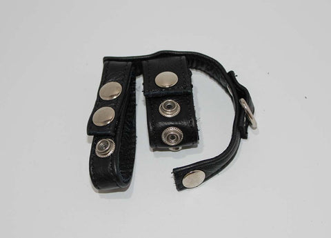 Ruperthuse Leather Cock Ring And Ball Harness - Cuffs and Restraints