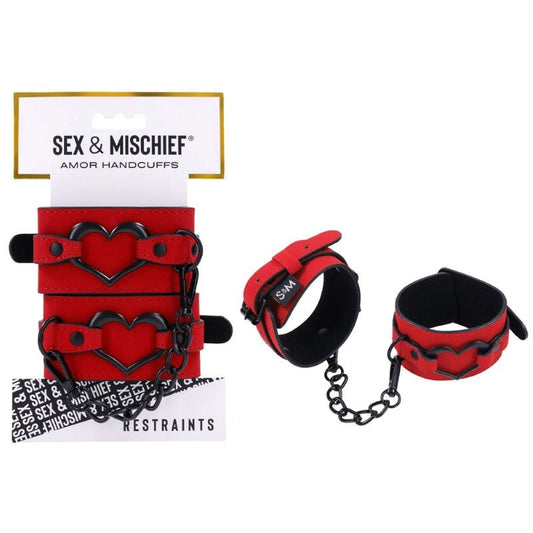 S&M Amor Handcuffs - - Collars And Cuffs