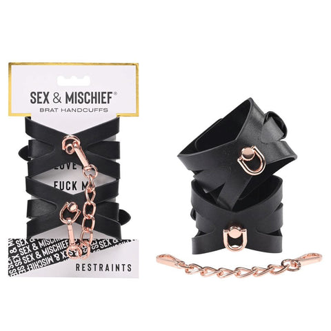 Sex & Mischief Brat Handcuffs by Sportsheets - Cuffs and Restraints