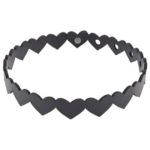 S&M Heart Day Bondage Collar by Sportsheets - Collars and Leads