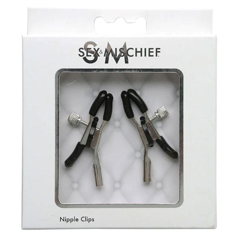 Sex & Mischief Nipple Clips Set of 2 by Sportsheets - Nipple and Clit Clamps