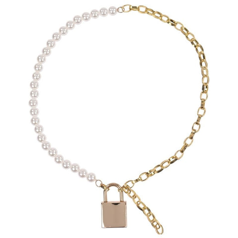 S&M Pearl Day Bondage Collar by Sportsheets - Collars and Leads