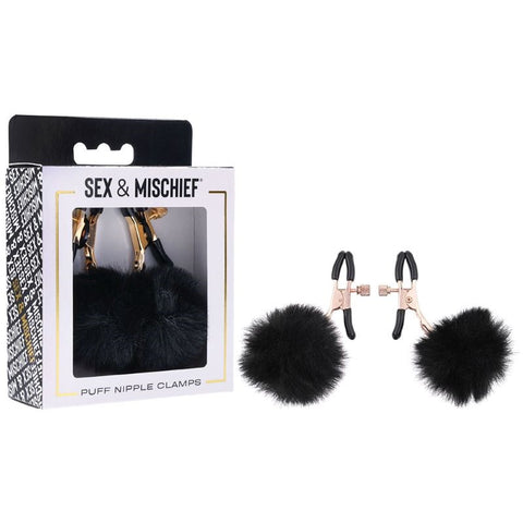 Sex and Mischief Puff Nipple Clamps by Sportsheets - Nipple and Clit Clamps