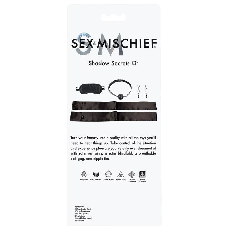 S&M Shadow Secrets Kit - - Bondage Kits