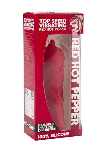 S-Line 10 Speed Vibrating Red Hot Pepper by Shots Toys - Personal Massagers