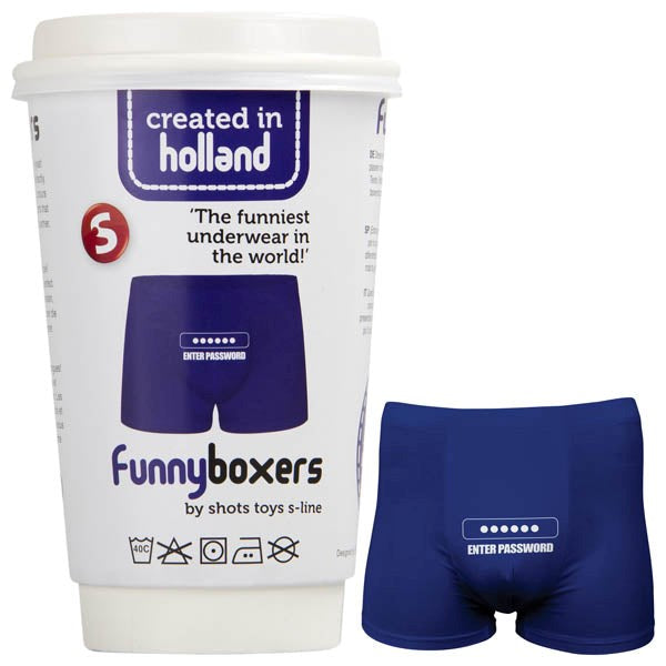 S-Line Funny Boxers Enter Password - - Jocks and G-Strings