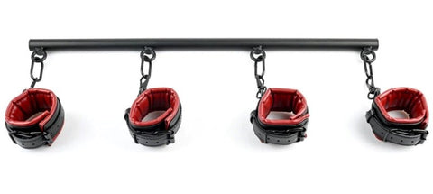 Saffron Spreader Bar and Cuff Set by Sportsheets - Spreaders and Hangers