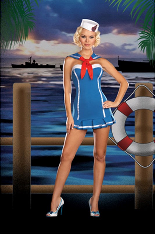 Sailor Stormy Sky Costume - - Fancy Dress Ups