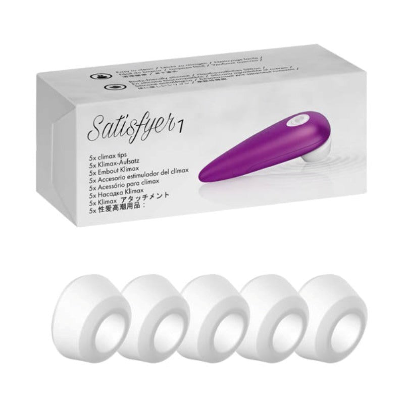 Satisfyer 1 Climax Heads 5 Pack - - Vibrator Accessories