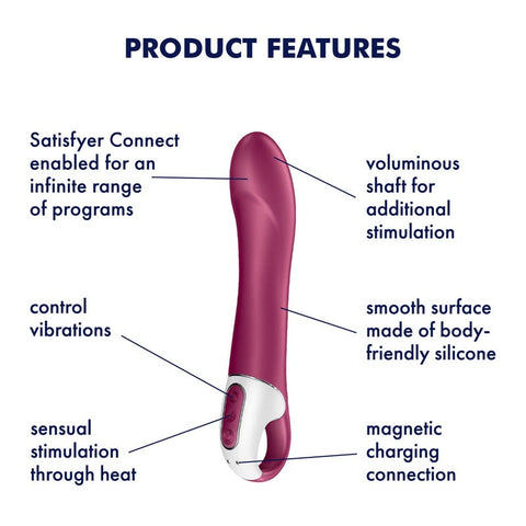 Big Heat Warming G-Spot Vibrator by Satisfyer - G-Spot Vibrators