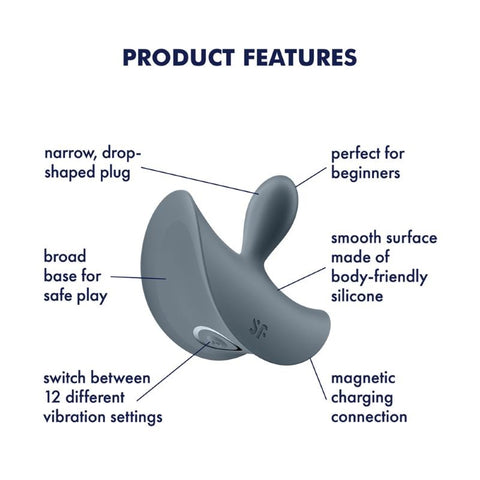 Booty Absolute Beginners 2 Anal Plug by Satisfyer - Anal Vibrators
