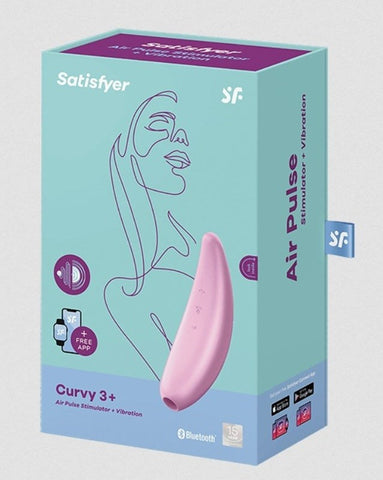 Curvy 3 Incl. Bluetooth And App Clit Vibrator by Satisfyer - Clit Ticklers and Pulsators