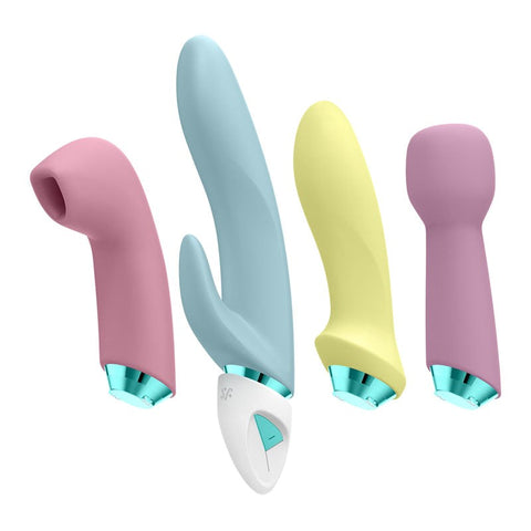 Fabulous Four Ultimate Multi Functions Air Pulse Massager - Rabbit Vibrators