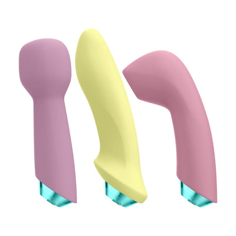 Fabulous Four Ultimate Multi Functions Air Pulse Massager - Rabbit Vibrators