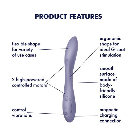 Flex 2 Bendable G Spot Vibrator by Satisfyer - G-Spot Vibrators