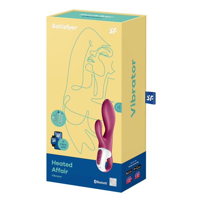 Satisfyer Heated Affair Rabbit Vibe - - Rabbit Vibrators