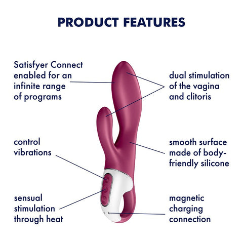 Heated Affair App Connected G Spot Rabbit Vibrator - Rabbit Vibrators