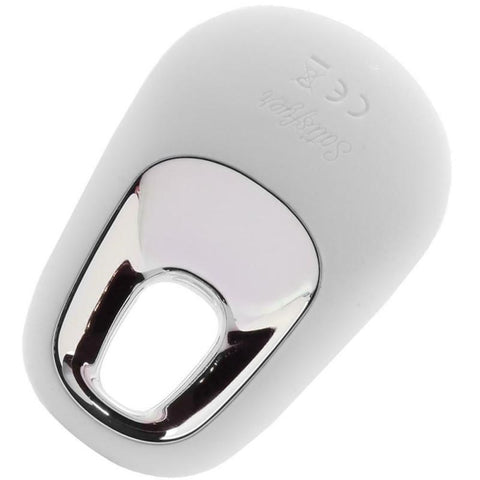 White Temptation 15 Functions Lay-on Vibrator by Satisfyer - Clit Ticklers and Pulsators