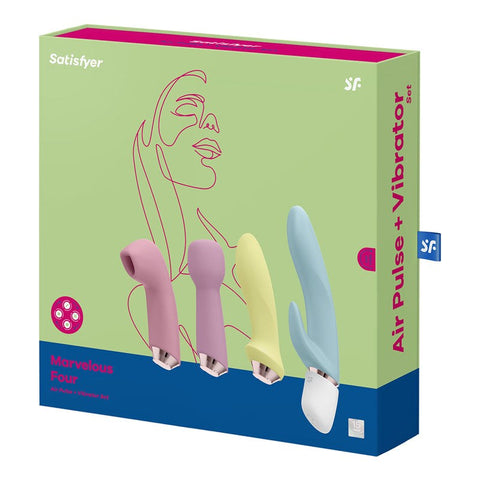 Marvelous Four Vibrator Silicone by Satisfyer - Rabbit Vibrators