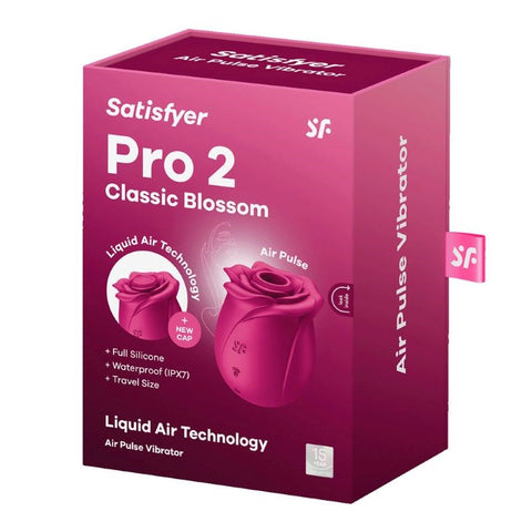 Pro 2 Blossom Air Wave Clitoral Stimulator Clit Vibrator - Clit Ticklers and Pulsators