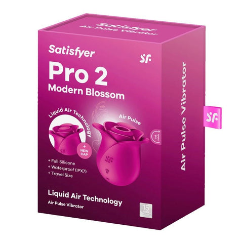 Pro 2 Modern Blossom Air Wave Clitoral Stimulator Clit - Clit Ticklers and Pulsators