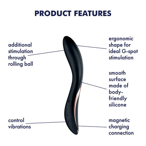 Rrrolling Explosion USB Rechargeable Vibrator by Satisfyer - G-Spot Vibrators