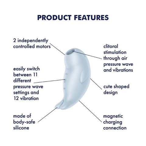 Seal You Soon Clit Vibrator by Satisfyer - Clit Ticklers and Pulsators