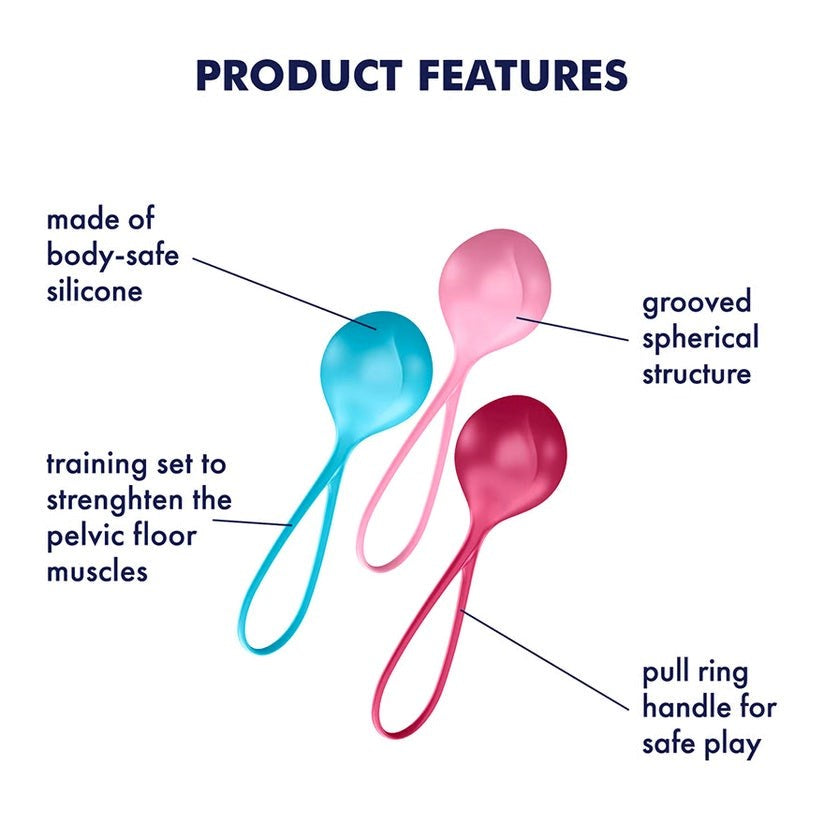 Satisfyer Strengthening Balls - - Love Eggs and Kegel Exercisers