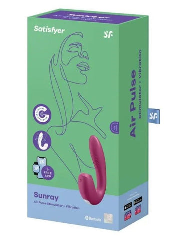 Sunray App Control G Spot and Clitoral Vibrator - Remote Control Vibrators
