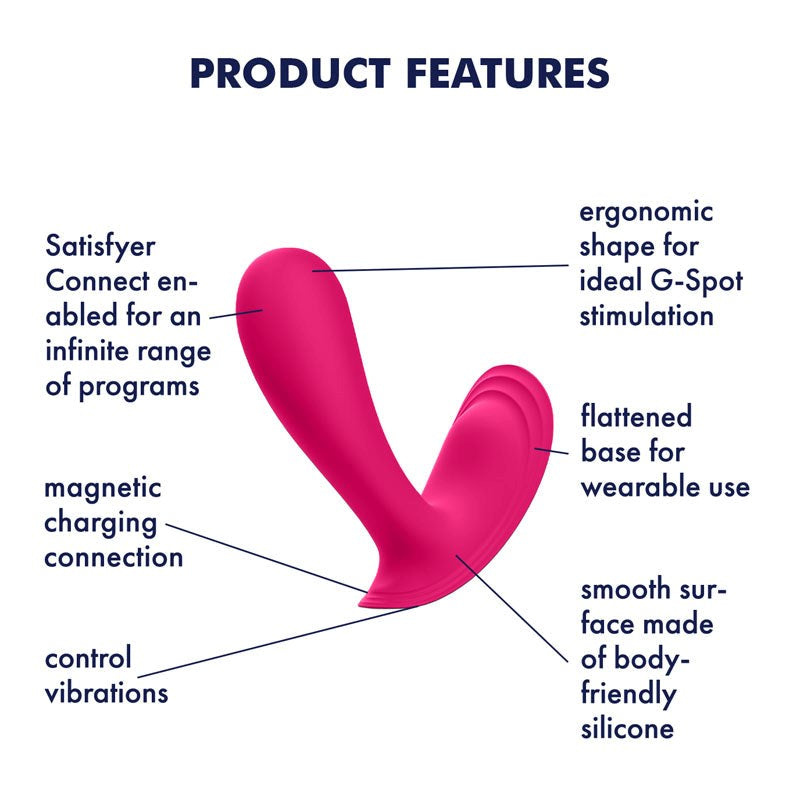 Satisfyer Top Secret Vibe App Control - - Remote Control Vibrators