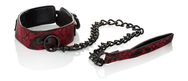 Scandal Collar with Leash - - Collars And Cuffs