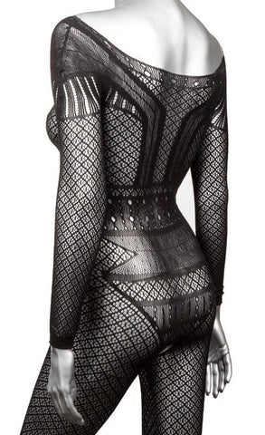 Scandal Full Length Lace Body Suit by California Exotics - Hosiery