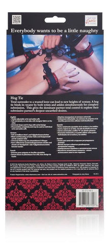 Scandal Hog Tie Bondage Restraint by CalExotics - Cuffs and Restraints