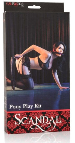 Scandal Pony Play Kit Anal Bondage Play Kit - Masks And Blindfolds