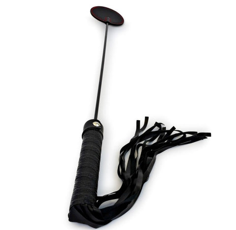 Scarlet Couture Duo Crop and Flogger by Adam & Eve Sextoys - Whips And Crops