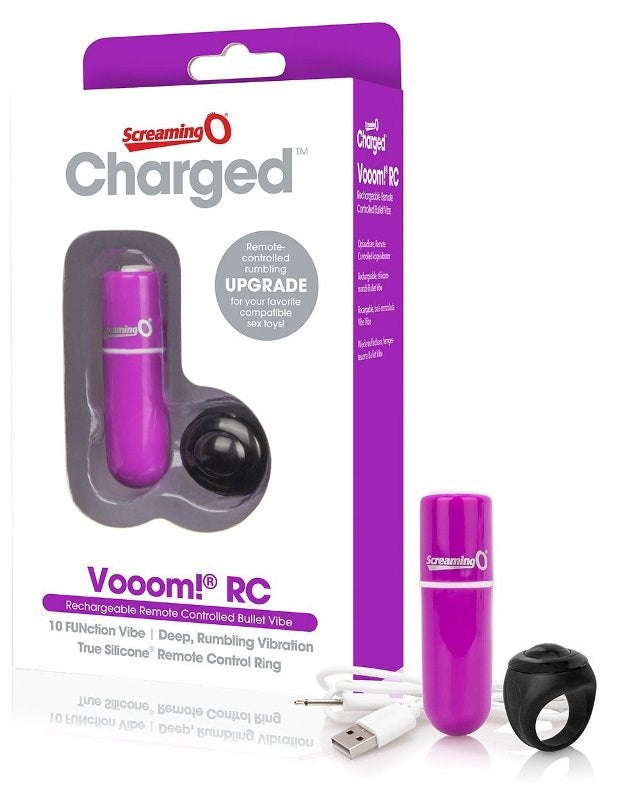 Screaming O Charged Vooom! RC Purple - - Personal Massagers