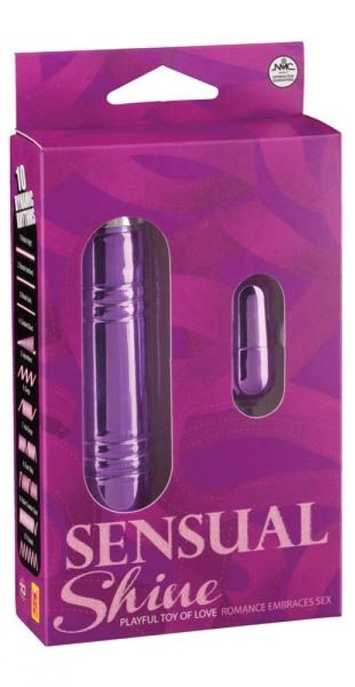 Sensual Shine Metallic Smart Bullet - - Remote Control Vibrators