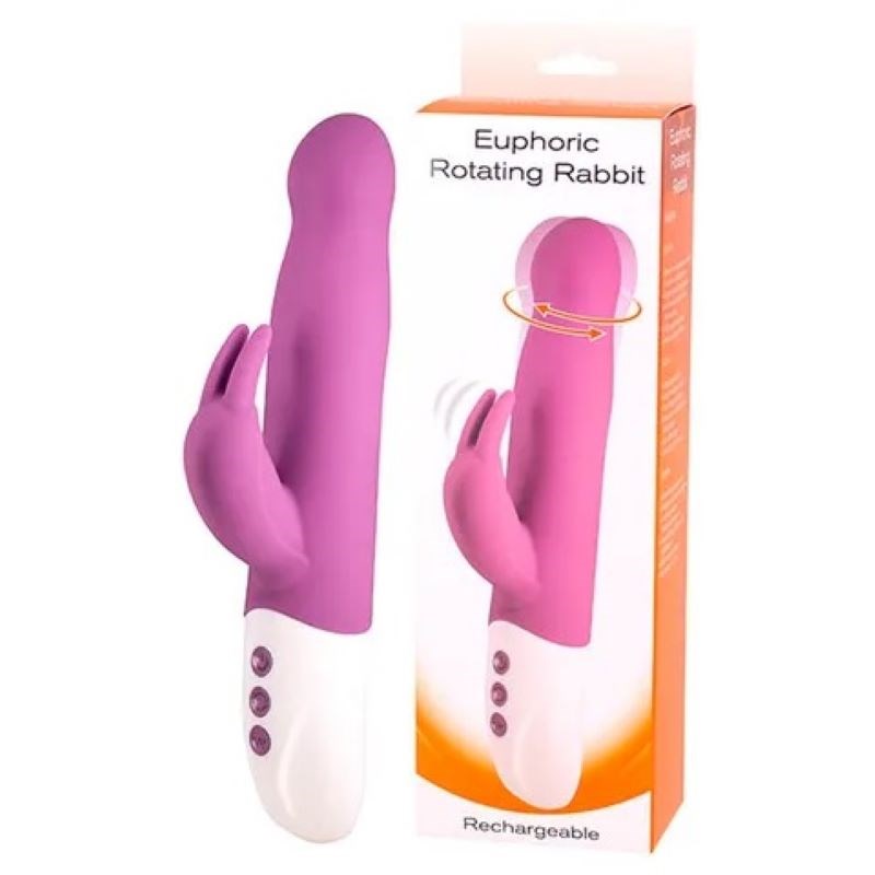 Seven Creations Euphoric Rotating Rabbit - - Rabbit Vibrators