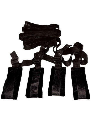 Sex & Mischief Bed Bondage Restraint Kit by Sportsheets - Bondage Kits