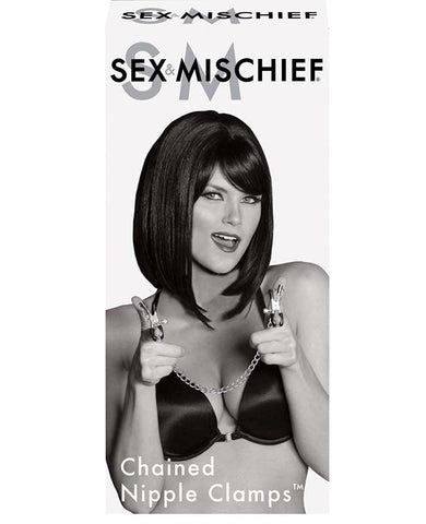 Sex & Mischief Chained Nipple Clamps Nipple Clamps - Nipple and Clit Clamps