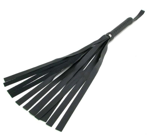 Sex & Mischief Faux Leather Bondage Flogger - Whips And Crops