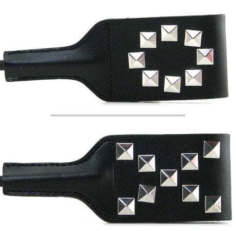 Sex & Mischief Studded X O Bondage Crop by Sportsheets - Whips And Crops