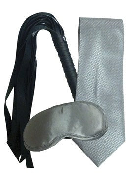 Sex & Mischief Grey Tie Me Up Kit by Sportsheets - Cuffs and Restraints