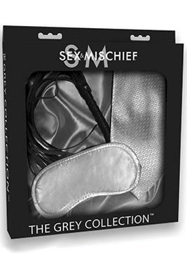 Sex & Mischief Grey Tie Me Up Kit by Sportsheets - Cuffs and Restraints