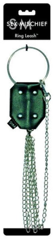 Sex and Mischief Ring Leash by Sportsheets - Collars and Leads