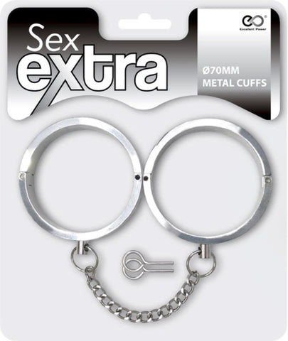 Sex Extra 70mm Metal Cuffs by NANMA Corporation - Cuffs and Restraints