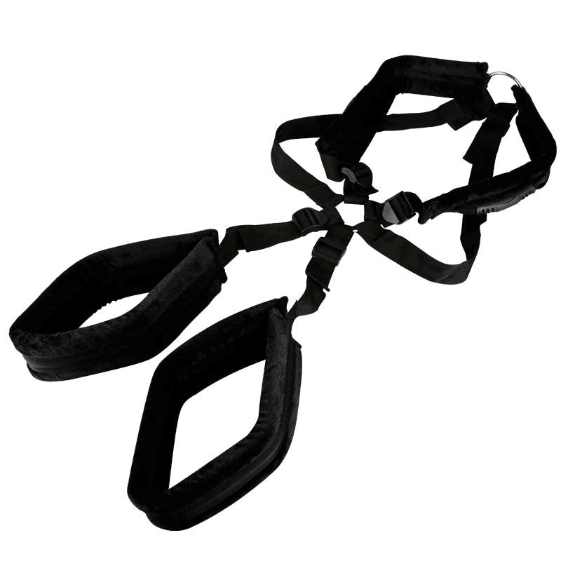 Sex Harness with Over the Shoulder Straps - - Cuffs And Restraints