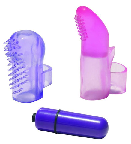 Sex in the Shower Finger Massager Kit by Sportsheets - Finger and Tongue Vibrators