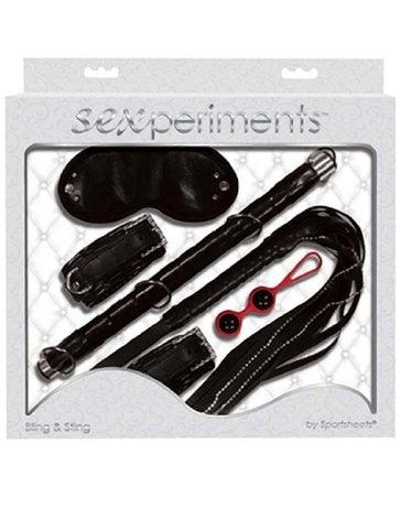 Sexperiments Bling and Sting Kit by Sportsheets - Whips And Crops