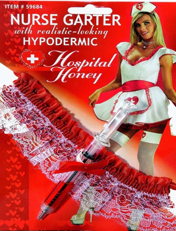 Sexy Nurses Garter - - Fancy Dress Ups